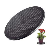 WORDFUN Plato Giratorio para Bonsái, 25/30cm Base Giratoria Manual, Monitor TV Soporte Giratorio, Plataforma Giratoria Redonda con Rodamientos De Bolas, Lazy Susan Tocadiscos