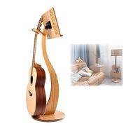 WORDFUN Soporte para Partituras, Atril Musica Estable, Atril para Partituras, Atril De Madera, Estante De Música, Ángulo Ajustable, Desmontable, Diseño Abatible 340, Soporte para Guitarra Violín