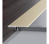 WORDFUN Tapajuntas Suelo/Perfil De Transición, 270cm Aluminio Tira De Umbral De Transición, Tira Divisoria De Piso En T, para Cubrir Pisos Irregulares, Rellenar Espacios Y Reformar(Copper,30mm)