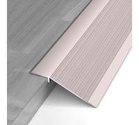 WORDFUN Tiras De Transición De Suelo De Aluminio, Listones De Umbral para Diferencia De Altura De 10-35mm, para Puerta, Azulejos, Laminado, Rampa Y Perfil De Umbral De Puerta(PurpleGold)