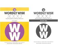 Wordly Wise 3000® 4th Edition Book 12 Bundle SET - Student Book and Answer Key - Direct Academic Vocabulary Instruction for Grade 12