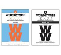 Wordly Wise 3000 Grade 7 Collection Set, Fourth Edition: Student Book, Key Book, Academic Vocabulary & Reading Practice for Homeschool and Classroom