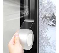 wordmouk Cinta Aislante Termica para Ventanas y Puertas 6cmx10m Burlete Aislamiento Térmico Autoadhesivo de Ventana Tira de Sellado para Invierno Antipolvo Aislamiento Acústico Prueba de Viento y Agua