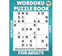 Wordoku Puzzle Book for Adults: 100 Easy Level Wordoku Puzzles with Answers.Vol-1.