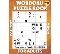 Wordoku Puzzle Book for Adults: 100 Medium Level Wordoku Puzzles with Answers.Vol-1.