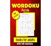 Wordoku Puzzle Book for Adults 6"X9": Challenging Wordoku Fun, Large Print Logic Puzzles for Adults and Seniors 6x9 Inch with full solutions