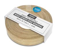 WordPress® - Cinta adhesiva termofusible para bordes de madera de roble, 19 mm, 7,5 m de rollo, fácil aplicación de plancha, cubre MDF estándar