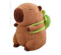 Words and deeds Carpincho - Peluche de tortuga verde, carpincho de peluche suave y simulado, regalo de cumpleaños para niños de 25 cm