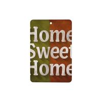 Words Home Sweet Home On - Ambientadores para coche, 4 unidades, tarjetas perfumadas colgantes, tarjetas perfumadas para coche, tabletas de aromaterapia