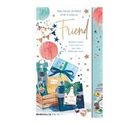 Words n Wishes Tarjeta de cumpleaños para amigo masculino, regalos de globos