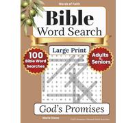 Words of Faith Bible Word Search - God's Promises: 100 Large Print Bible Word Search Puzzles for Adults | Christian Scripture Activity Book