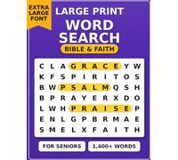 Words of Faith Large Print Word Search: 100 Inspirational Large Print Puzzles for Seniors, Adults & People with Dementia | Bible, Hymns & Scripture ... Keys (Large Print Word Search for Seniors)