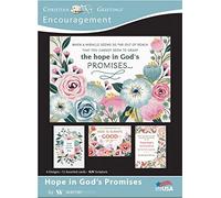Words of Hope - Tarjetas de felicitación con texto en inglés "Encourement", 12 unidades