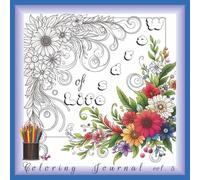 Words of Life Coloring Journal, Volume 5: An Inspirational Christian Activity Book with 100 Scripture Verses, Floral Patterns, and Pages to color for ... Finish | 8.5 x 8.5 inches (Coloring Journals)
