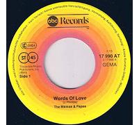 Words of Love/Dedicated to the one i love(7" Vinyl Single)(1977)(ABC Records 17990 AT)