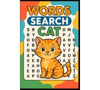 Words search cat: Cat Word Search for Adults, Relax, focus, Gift for birthdays, holidays