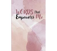 Words That Empower Me journal for everyone