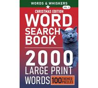 Words & Whiskers: Christmas Edition - Vol. 3: Relaxing Holiday Word Search Puzzles (Words & Whiskers | Word Search Series)
