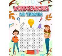 Wordsearch book for teenagers | Fun puzzle word game for boys and girls | 8.5 x 11 inch size | Activities for 13-19 year olds: Look, search and find