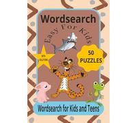 Wordsearch For Kids: Wordsearch for Kids Puzzles: Puzzles for Kids and Teens: Wordsearch Puzzles with Easy to Read Print about Animals, Nature and ... pages|50 puzzles |Gift for Kids and Family