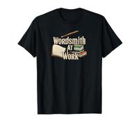 Wordsmith At Work Vintage Writer & Author Pen Book Lover Camiseta