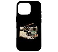 Wordsmith At Work Vintage Writer & Author Pen Book Lover Carcasa para iPhone 16 Pro
