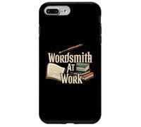 Wordsmith At Work Vintage Writer & Author Pen Book Lover Carcasa para iPhone 7 Plus/8 Plus