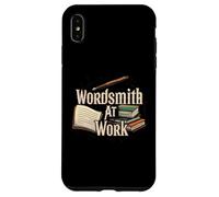 Wordsmith At Work Vintage Writer & Author Pen Book Lover Carcasa para iPhone XS MAX