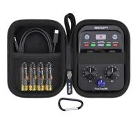 worfty Funda para grabadora de podcasts Zoom PodTrak P4next - Bolsa de almacenamiento protectora de viaje dura, solo caja (negro, funda para PodTrak P2)
