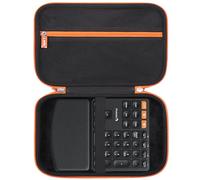 worfty Funda para teclado numérico inalámbrico ProtoArc EK04 N con teclado numérico ergonómico, bolsa protectora rígida de almacenamiento de viaje (solo funda) (negro y naranja)