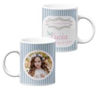 Worfull Regalos Taza comunion niña y niño | personalizada nombre y fecha | regalo COMUNION niña y niño | detalles | taza personalizada mi primera comunión