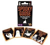 Worgan Games Spooky Goose - Juego de memoria de pensamiento rápido - temática de Halloween - Tamaño de viaje - 2-6 jugadores - A partir de 8 años