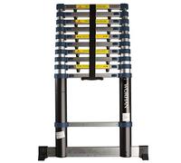 WORHAN 3.2m Escalera Telescopica Pro Multiuso Aluminio Anodizado Calidad Alta 320cm ( 3.2m A-Line) 1K3.2A