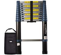 WORHAN 3.2m Escalera Telescopica Pro Multiuso Aluminio Anodizado Calidad Alta 320cm (...3.2m C-Line & Bolsa) 1K3.2C+Bag