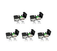 worien DB9 Conector sin soldadura RS232 D-SUB Serial a puerto de 9 pines macho hembra adaptador con funda (5 piezas macho + 5 piezas hembra)