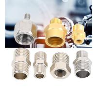 Worii Adaptador de Compresor de Aire Profesional, Kit de Aerógrafo Con Manguera, BSP de 1/8 Pulg. Y 1/4 Pulg. para Reparación