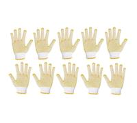 Work Gloves | 5 Pairs Wear Resistant Safety Gloves, Anti Slip Breathable