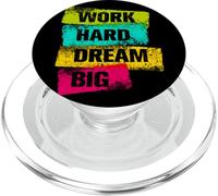 Work Hard & Always Dream Big Graphic Tees & Cool Designs PopSockets PopGrip para MagSafe