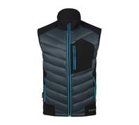 WORK IDEA Chaleco softshell para hombre, impermeable, resistente al viento, sin mangas, transpirable, ligero, con bolsillos para, ciclismo, correr, senderismo, golf y contextos de trabajo