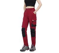 WORK IDEA Pantalón de Trabajo Ajustado y elástico para Mujer: Áreas críticas reforzadas con Cordura - Elegancia Resistente para Las exigencias más Altas.