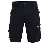 WORK IDEA Pantalones Cortos de Trabajo elásticos para Hombre, Corte Ajustado, Estilo Resistente para los más Altos