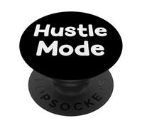 Work Life Identity Phrase Hustle Inspired Design Tees PopSockets PopGrip Adhesivo