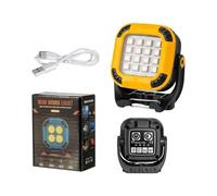 Work Light - Super Bright LED Portable Lamp, Job Site Lighting, Compact Utility Light | Security, Travel, Car Repair, Closet, Hiking, Camping, Outdoor, Garage, Workshop, Night Use