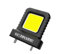 Work Light, Tool Battery Lamp, Plug and Play Led Light with 21v High Brightness, Utility Flashlight for Construction, Repair, Men, Boys, Adults, Mechanic Site Use, Black Orange