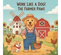 Work Like A Dog! The Farmer Paws: Adorable Country Dogs at Work - Stress-Relief Coloring for Dog Lovers
