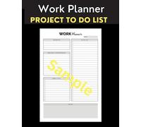 Work Planner - Project To Do List: Streamline Your Productivity with Priorities, Meetings, Emails, Calls, To-Do Lists, and Notes ,120 pages A4