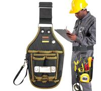 Work Pouch for Men, Construction Tool Belt Hip Pouch for Carpenters, Utility Hardware Bags, Hiking Waist Pack, Quick-Release Design for HVAC Technicians, 5,75 x 13,7 pulgadas