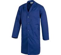 Work Team Bata de Caballero con Cierre de Botones, un Bolso de Pecho y 2 Laterales. Hombre Azulina 54