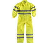 Work Team Buzo Alta Visibilidad con Cintas Reflectantes. EN471; Cremallera, un Bolso Pecho. Hombre Amarillo A.V. XL