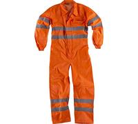 Work Team Buzo Alta Visibilidad con Cintas Reflectantes. EN471; Cremallera, un Bolso Pecho. Hombre Naranja A.V. XL